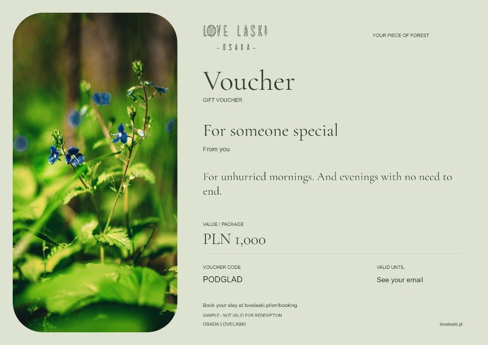 Sample voucher: Sage and stillness